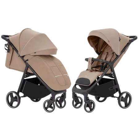 Carrello Bravo Deep Beige Kompaktowy wózek spacerowy CRL-8512